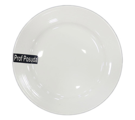 PD1338/Тарелка c окантовкой 11  27,5см (тарелки круглые штучные фарфоровые белые)