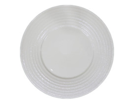 Цк-416 Тарелка круглая 12 HS109130 (тарелки круглые штучные фарфоровые белые)