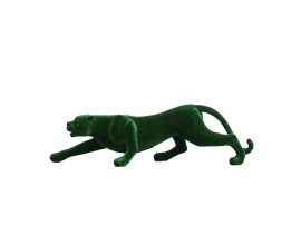 Ри-49/546 Статуэтка Леопард зеленый 44*8.5*13 XL-170197