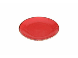 ТЦ-265 Seasons Красная плоская тарелка 24cm  04ALM001658 187624