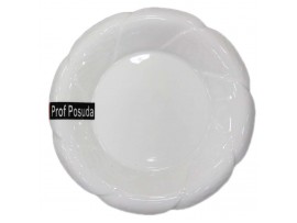 PD035 Тарелка круглая в форме цветка фарфоровая  12 31см (тарелки круглые штучные фарфоровые белые)