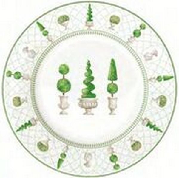Ил-135410 Фарфоровая тарелка Ø 19 см TOPIARY 0944 TOPY