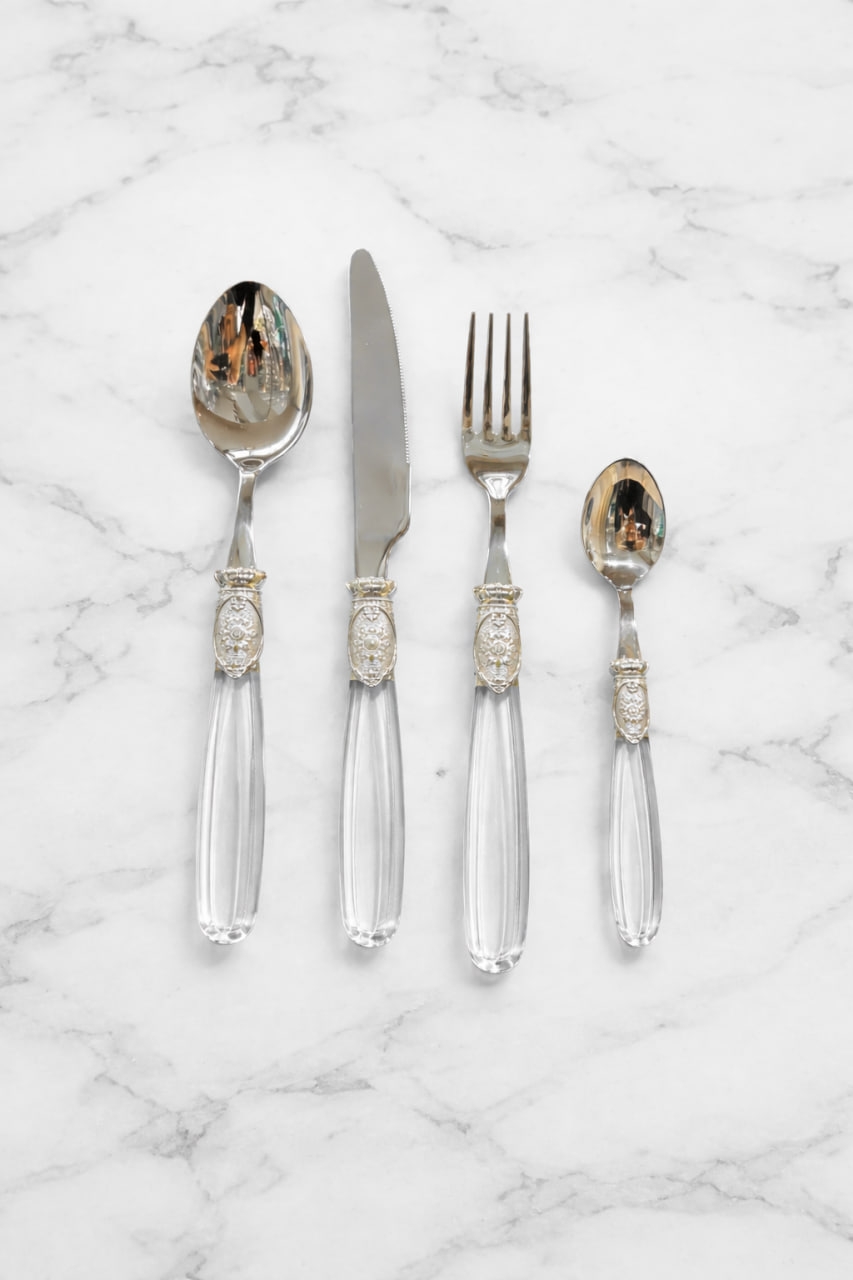 Дд-149 Набор столовых приборов на 12 перс "GIADA"49 ПР CD49GDBSS/T R прозр Domus Design