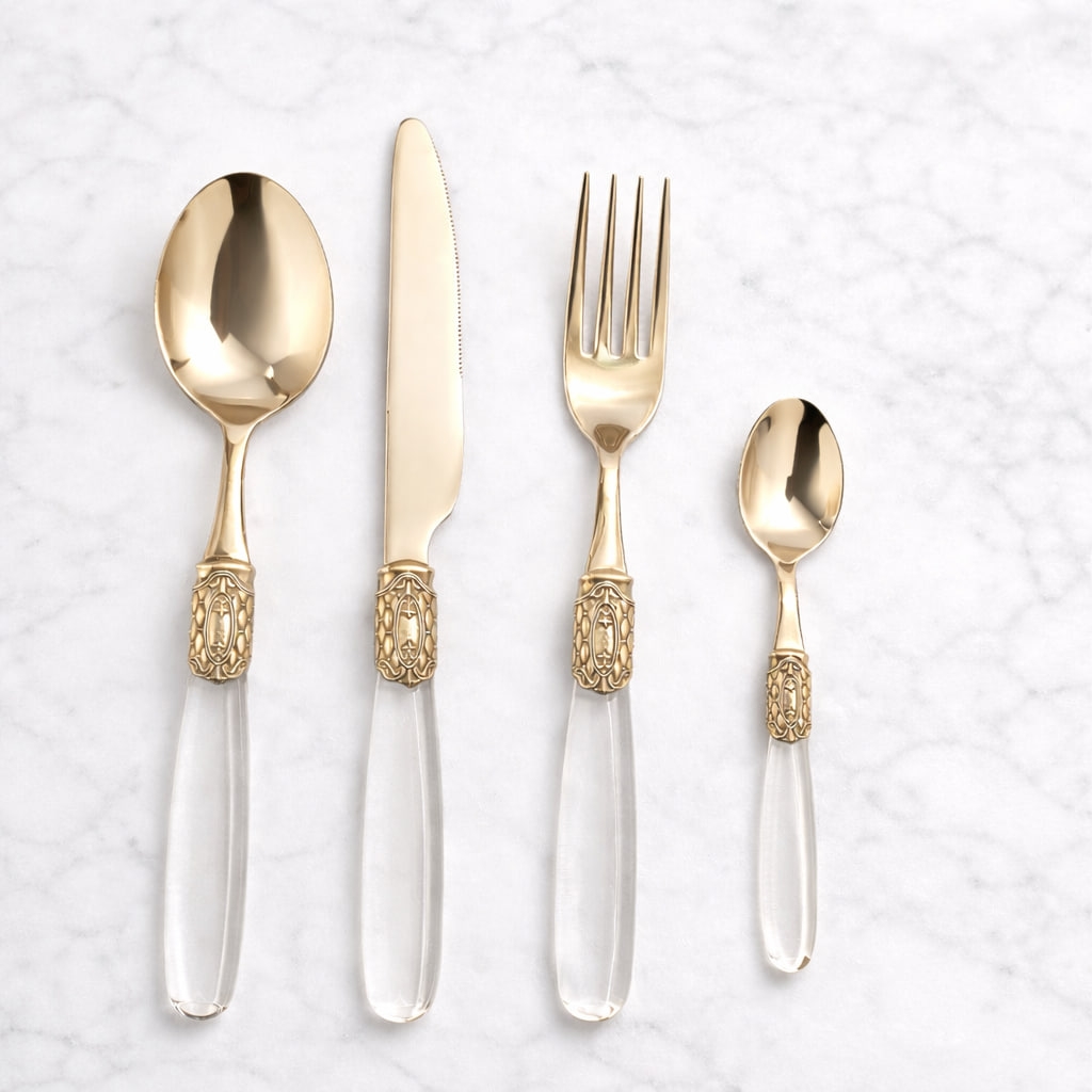 Дд-152 Набор столовых приборов на 12 перс "VICTORIA"49 ПР CD49VTOS/TR Прозр Domus Design