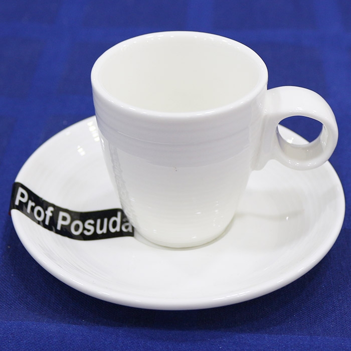 PD1870 Чашка с блюдцем из фарфора