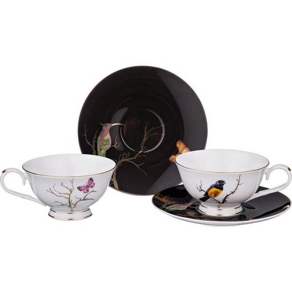 Рос 264-843 ЧАЙНЫЙ НАБОР LEFARD "РАЙСКИЕ ПТИЦЫ" НА 2 ПЕР. 4 ПР. 250 МЛ