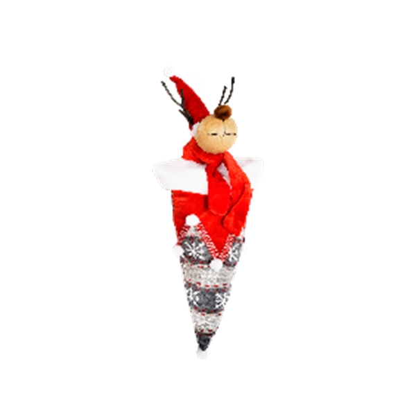 Тр-2/258 Новогоднее украшение из ткани Лось 24" AH23049