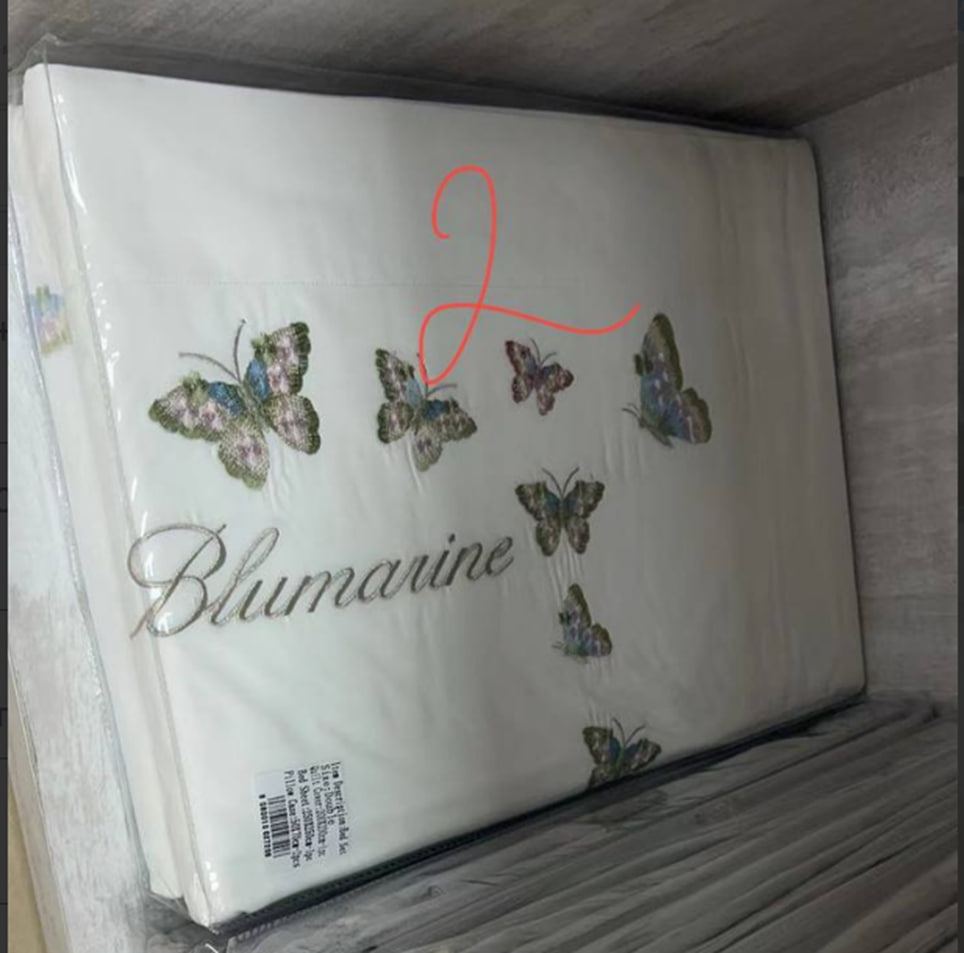 КПГ-482/бел Постельное белье Blumarine с вышивкой 200*230/250*250/50*70-2