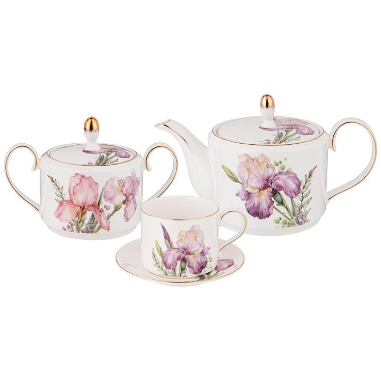 Рос 590-331 ЧАЙНЫЙ СЕРВИЗ LEFARD "IRIS" 14 ПР. НА 6 ПЕР