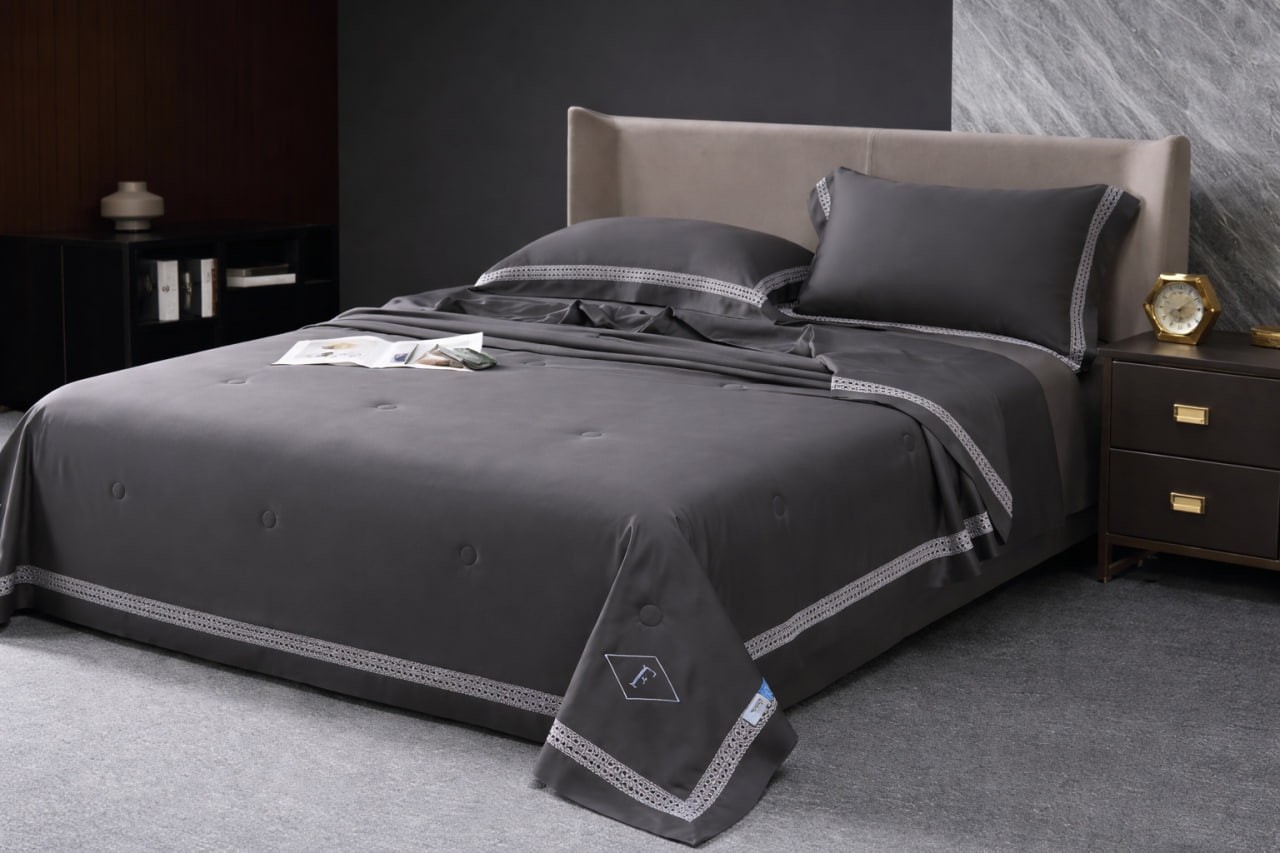 КПГ-550/КОР Постельное белье с одеялом Frette тенсел 200-230см/250-250см/50-70см-2шт