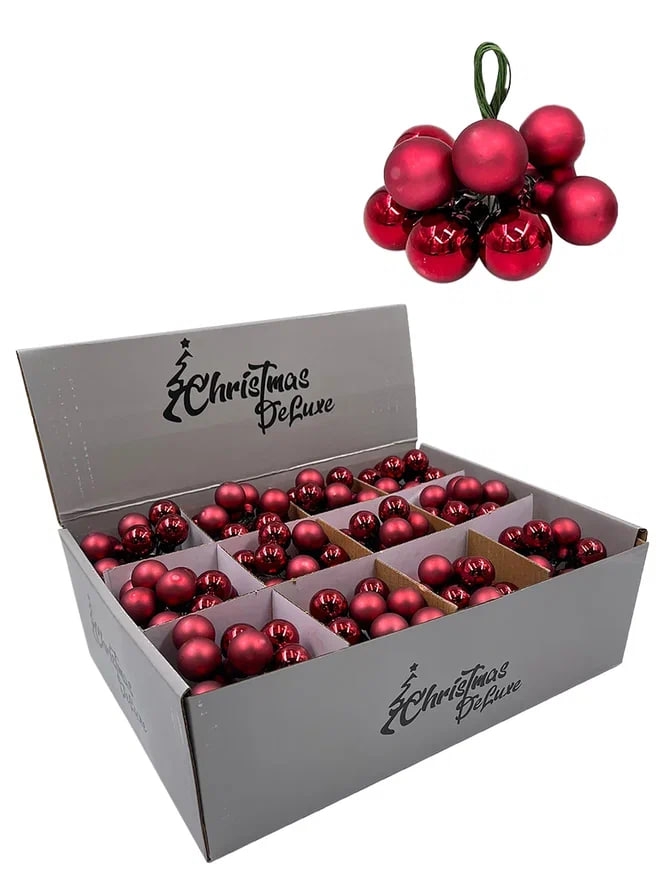 РТР 89870 СТЕКЛО В ДИСПЛЕЕ СВЯЗКА ШАРОВ 10ШТ. Ø 2СМ ЯГОДНОЕ СМУЗИ