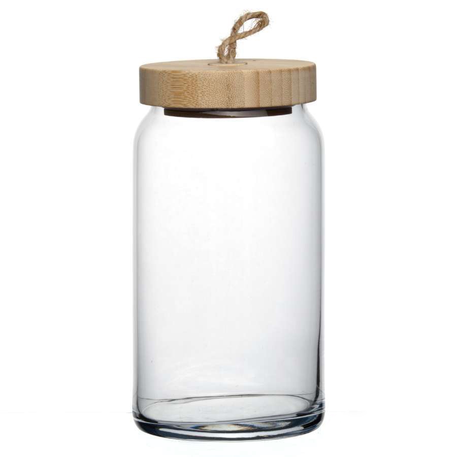 43593-Р Банка с бамбуковой крышкой ВУДИ объем: 1130мл Pasabahce