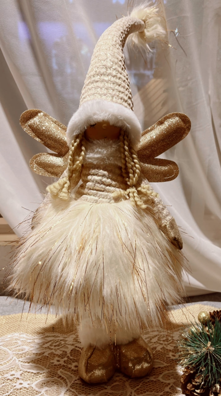 Ри-Нг-614 Декоративная мягкая игрушка "Девочка"22*16*50 XY3132