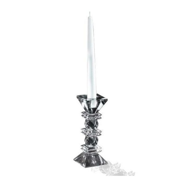 Иг-3200007 Подсвечник из стекла "ROMBO" маленький Н 17.5 Chinelli