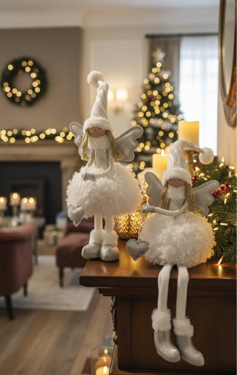 Ри-Нг-863 Декоративная мягкая игрушка "Кукла"18*15*58 XY3235