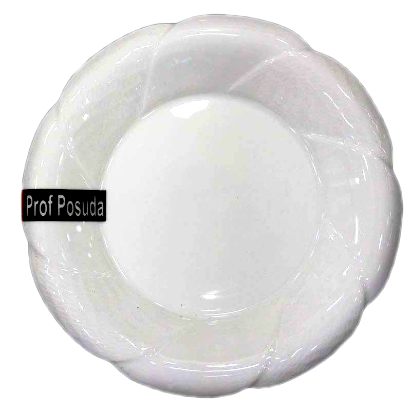 PD035 Тарелка в форме цветка фарфоровая "8"  21см