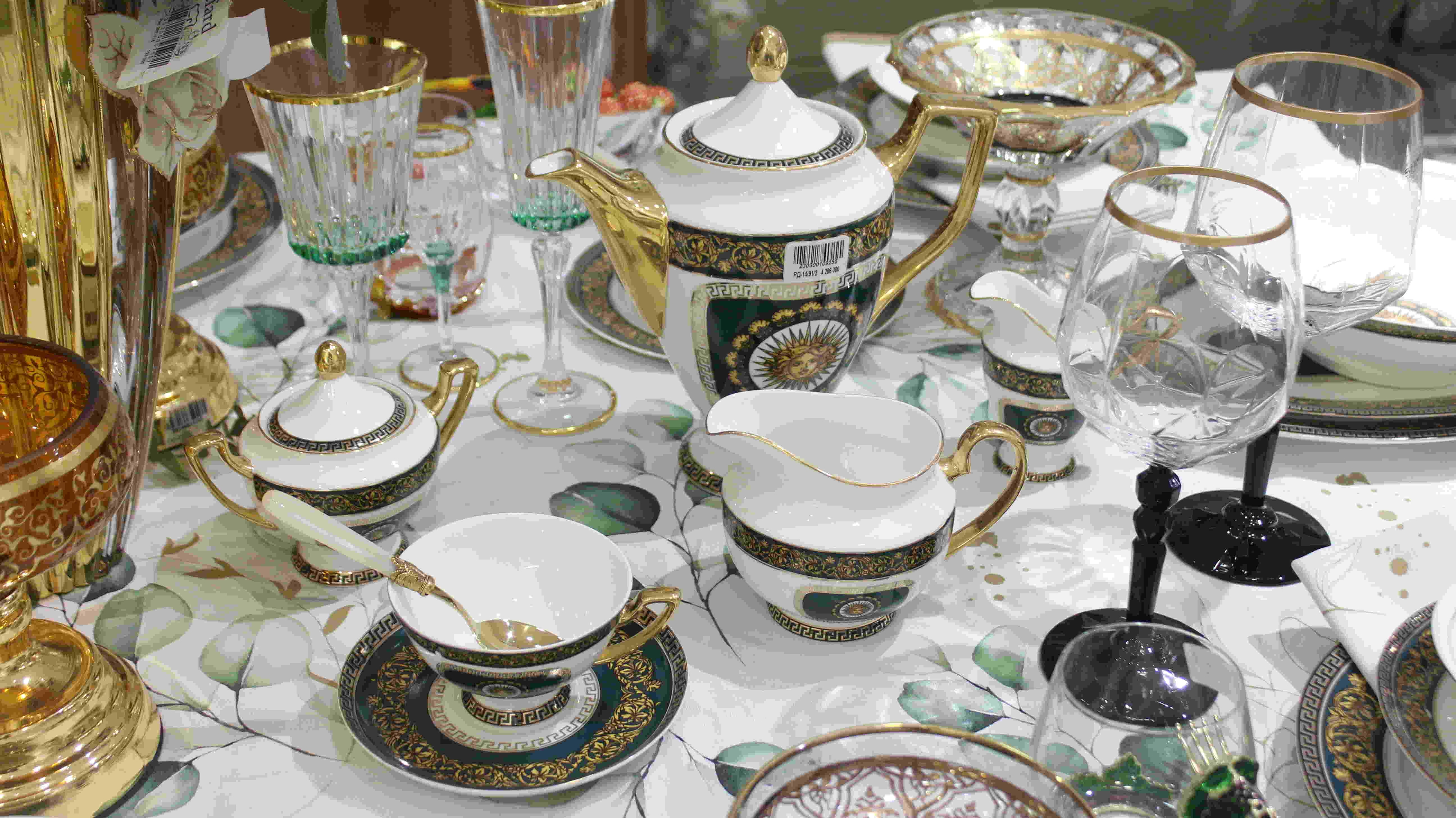 РД-14/91/2 Чайный сервиз JJD/TS3140 JJD GIFTS 29 PCS DINER SET GREEH уп