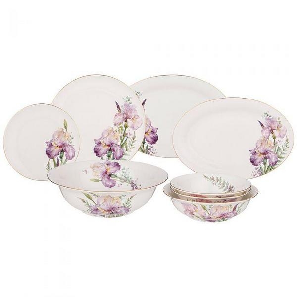 Рос 590-471 СЕРВИЗ ОБЕДЕННЫЙ LEFARD "IRISES" НА 6 ПЕР. 22 ПР