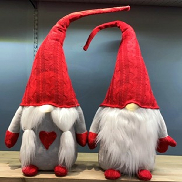 Ри-Нг-579 Декоративная мягкая игрушка "Гном" WZ20022-80