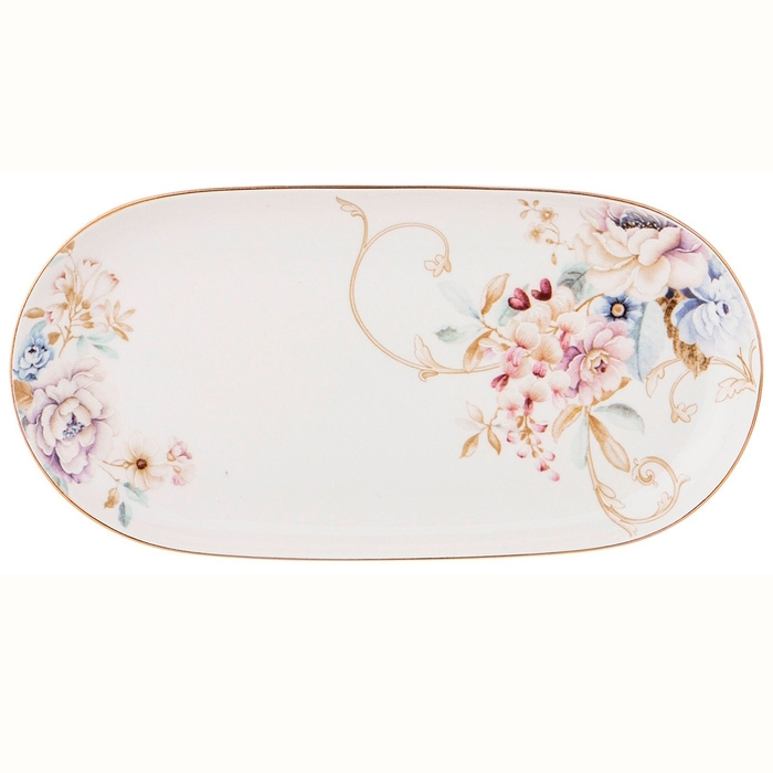 Рос 590-338 БЛЮДО ОВАЛЬНОЕ LEFARD "ЗАВТРАК У КОРОЛЯ" 20,5 СМ