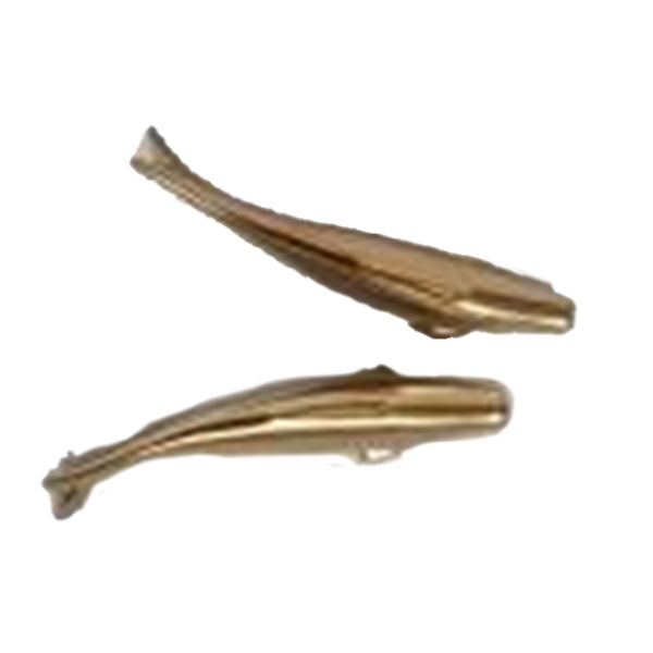 Ри-49/778 Настенный декор "Рыбка" золото 19*3.9*4 YZ15079G/19*4.5*4.5 YZ15080G