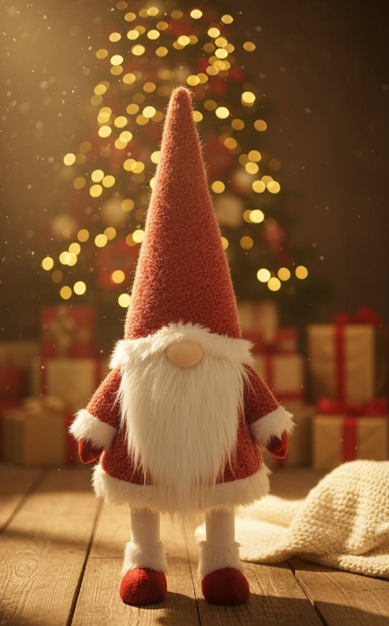 Ри-Нг-876 Декоративная мягкая игрушка "Гном" 32*24*88 XY3214