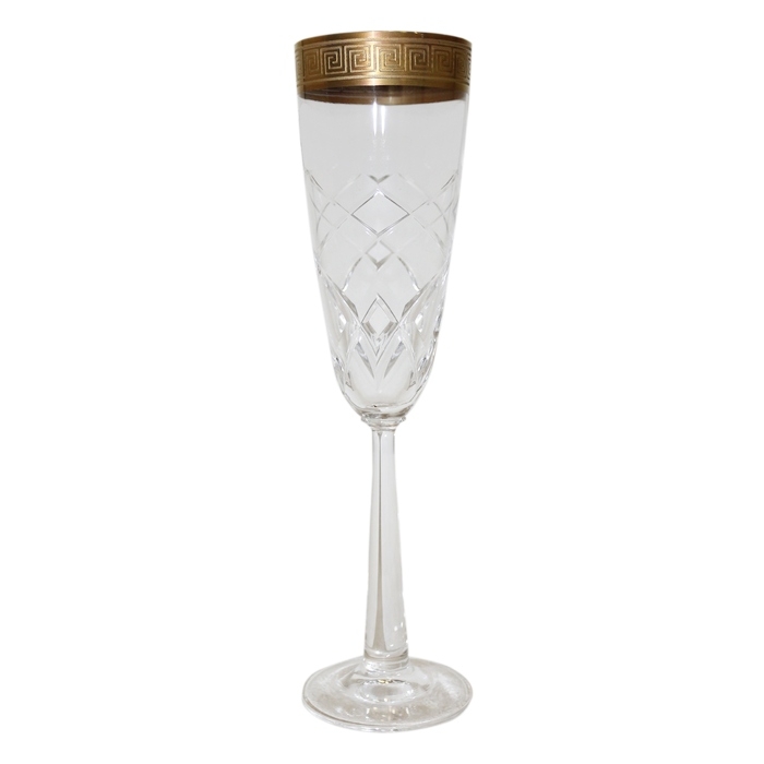 РД-10/336 Фужеры на нажке из 6шт  GL. ARS 1100 6PCS TUMBLER POLO+INOX MAT GD 629101020065
