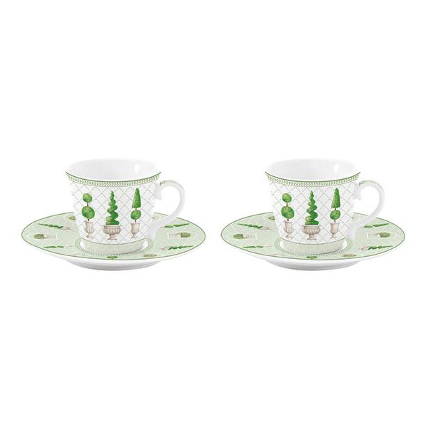 Ил-135656 Кофейный набор на 2 персоны 80 мл TOPIARY  1175TOPY