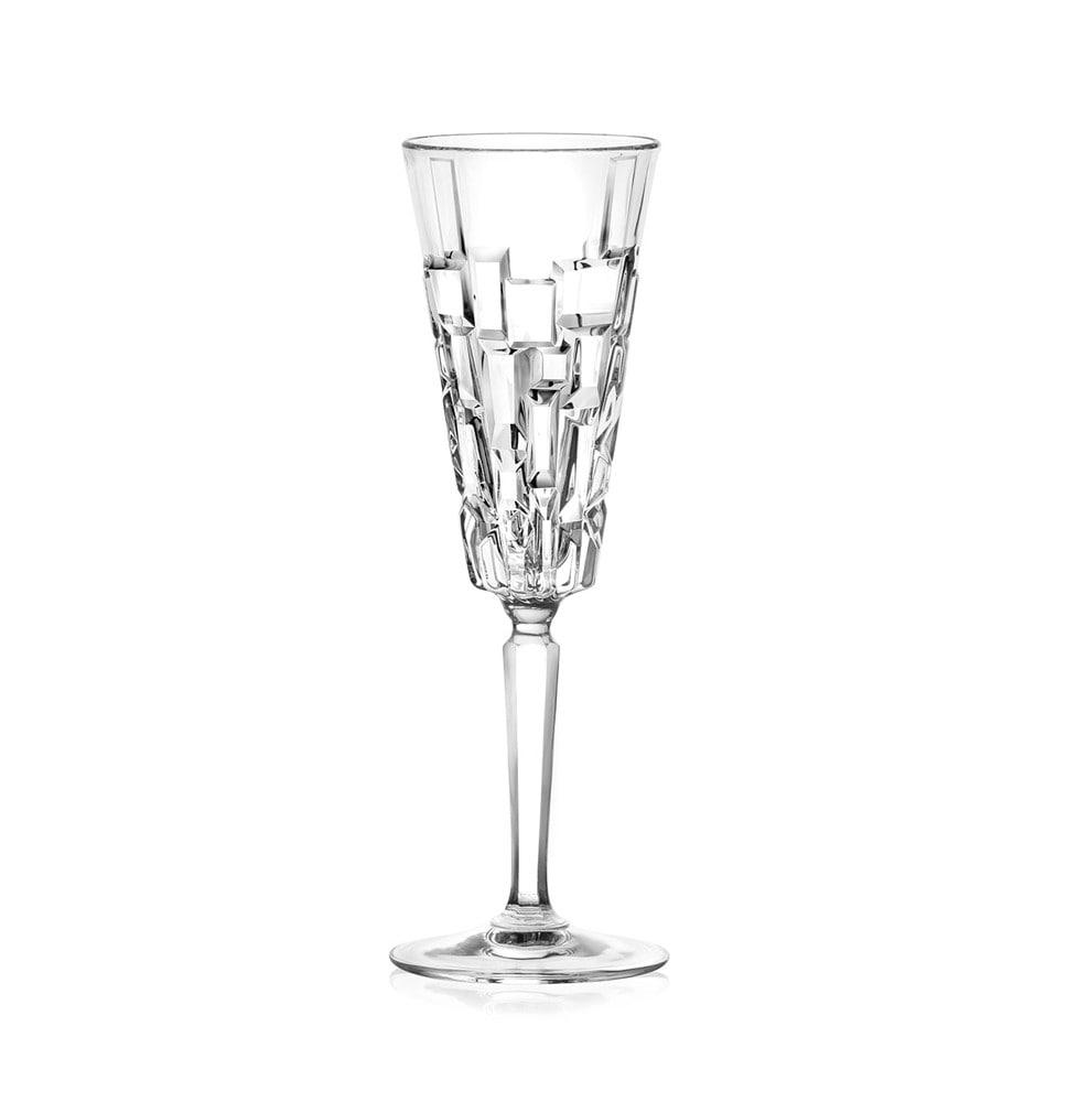 RCR-16 Набор стеклянных бокалов  ETNA FLUTE из 6 штук 27437020006 / 190 ml / в: 22 см