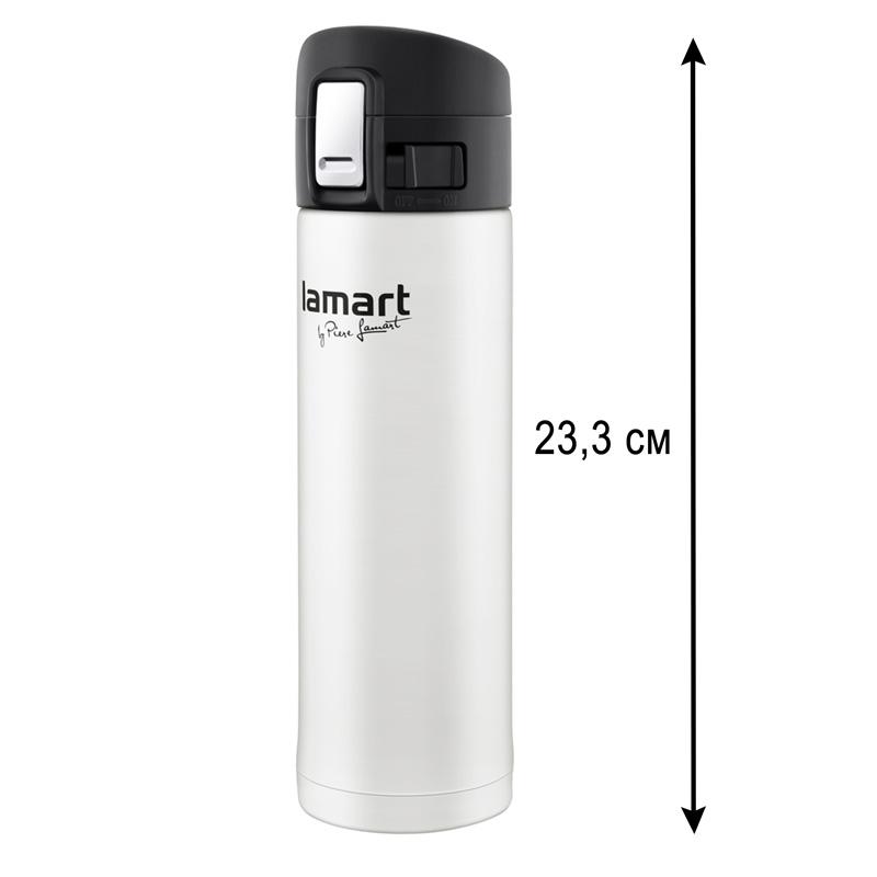 LT 4043 Термос Lamart 420мл 6,4*23,3см нержавеющая сталь/пластик