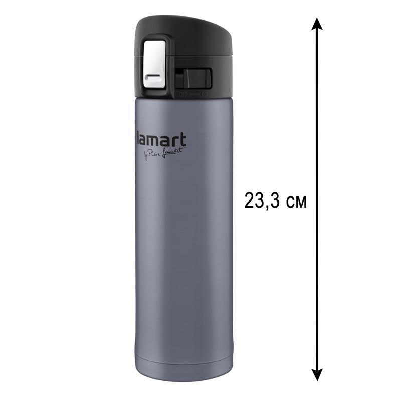 LT 4044 Термос Lamart 420мл 6,4*23,3см нержавеющая сталь/пластик