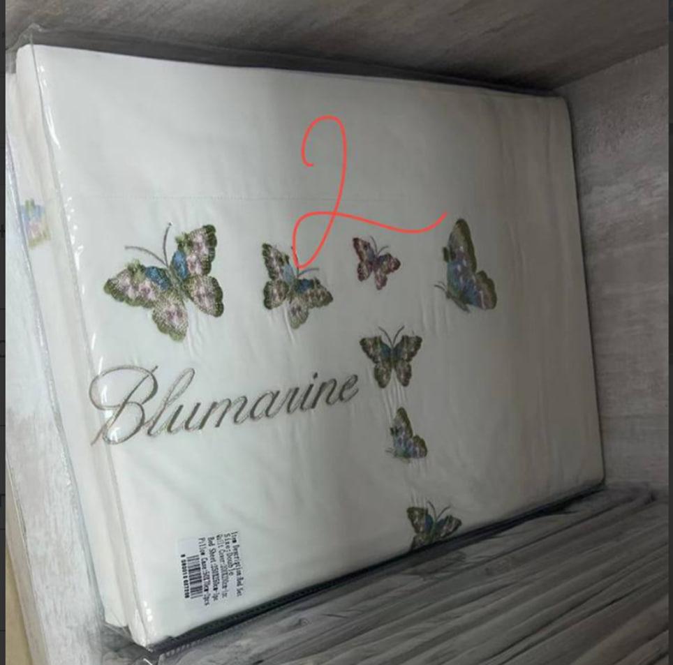 КПГ-482/бел Постельное белье Blumarine с вышивкой 200*230/250*250/50*70-2