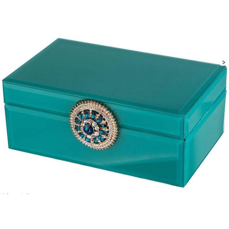 Рос 06-144 ШКАТУЛКА ЗЕРКАЛЬНАЯ 21*13*8,5 СМ