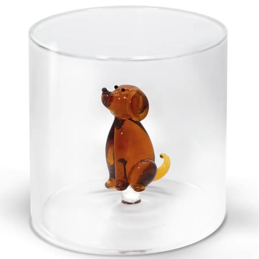 Р-2025/38 Стакан, 250 мл, стекло Б, Собака, Monterey WD-566CAN