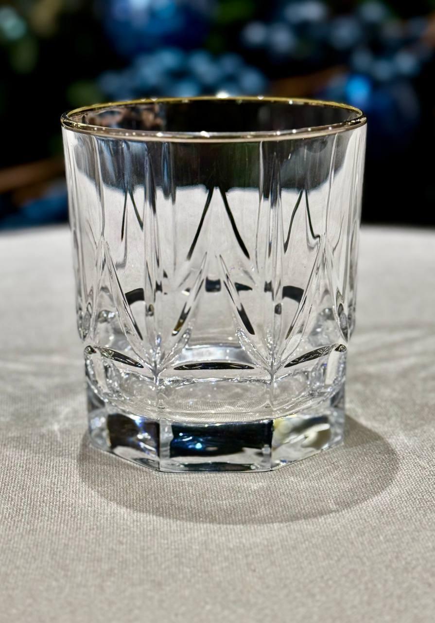 CR-55/зол  Италия.Набор стаканов Хрусталь 262340