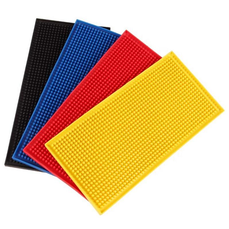 Бр-475/3 Коврик резиновый для сушки посуды желтый J-8072 46*31*1CM