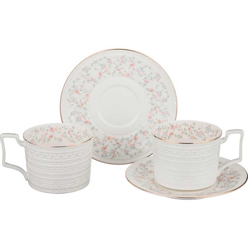 Рос 760-465 ЧАЙНЫЙ НАБОР "ФАБЬЕН" НА 2 ПЕРСОНЫ 4 ПР. 250 МЛ