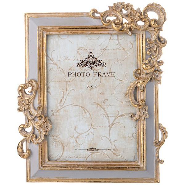 Рос 504-409 ФОТОРАМКА КОЛЛЕКЦИЯ "РОКОКО", 19,7*2,8*24,3CM
