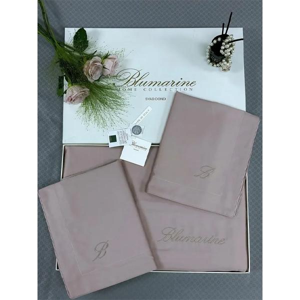 КПГ-433/роз Постельное белье Blumarine 200*230-1/250*250-1/50*70-2 розовый с вышивкой Хлопок (плотность 100)