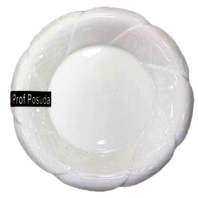 PD035 Тарелка в форме цветка фарфоровая "8"  21см