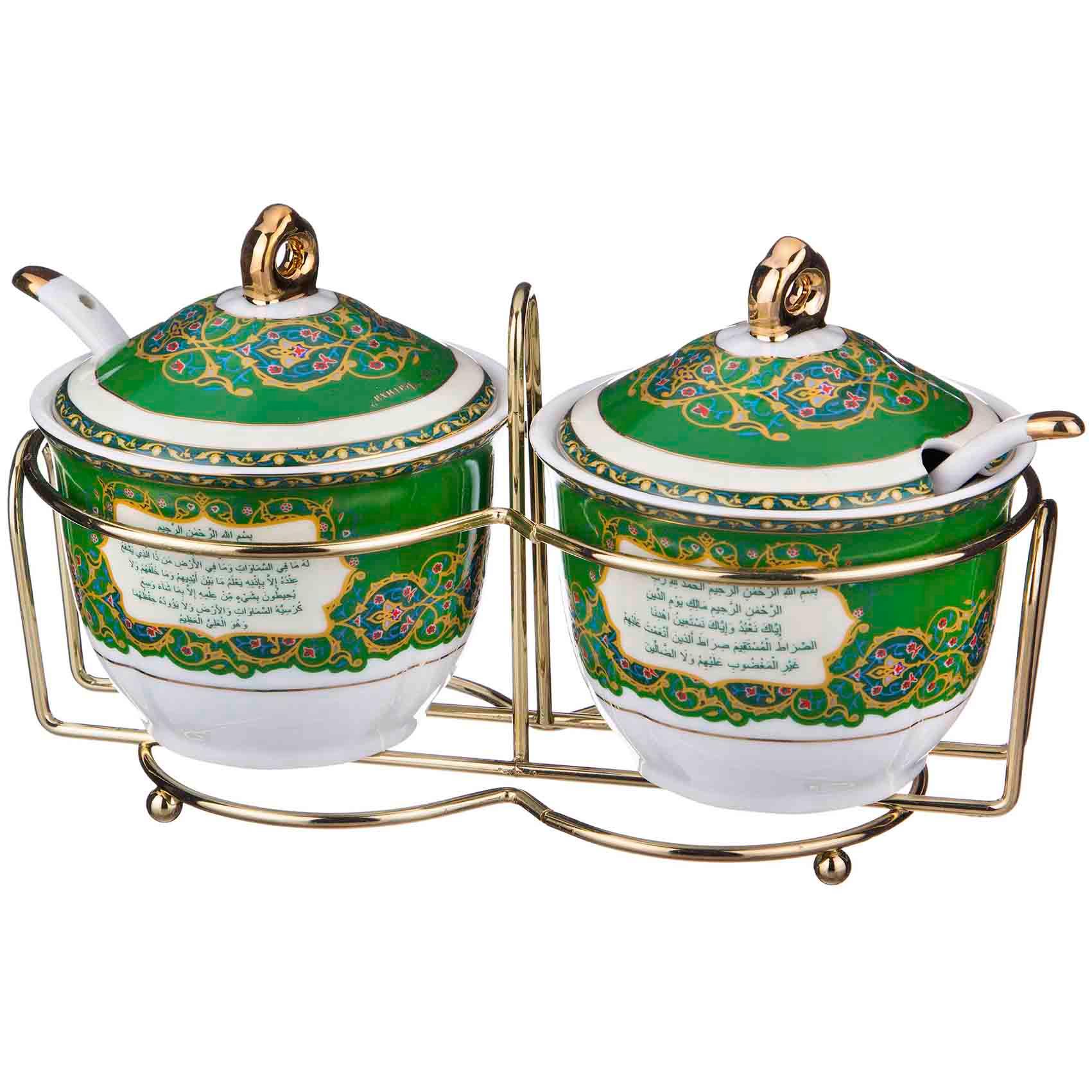 Рос 86-1865 НАБОР БАНОК ДЛЯ ПИЩЕВЫХ ПРОДУКТОВ ИЗ 2 ШТ."СУРА" ДИАМЕТР=10,5 СМ ВЫСОТА=11 СМ