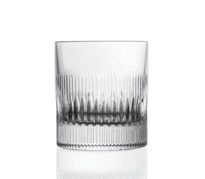 RCR-96 Набор граненных резных стеклянных стаканов TRATTO из 2 штук 27537020006