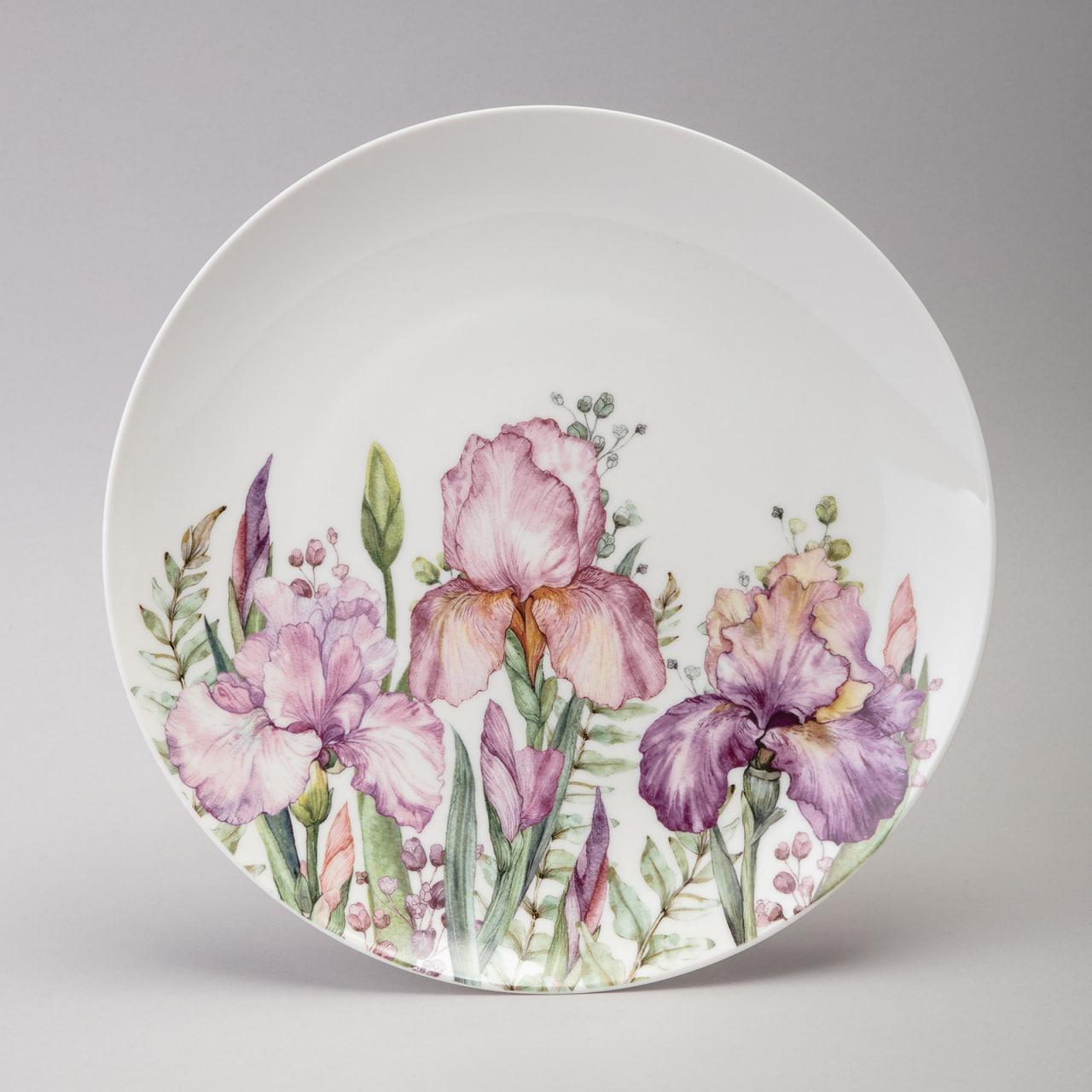 Рос 425-142 ТАРЕЛКА ОБЕДЕННАЯ LEFARD "IRISES" 25,5*2,5 СМ