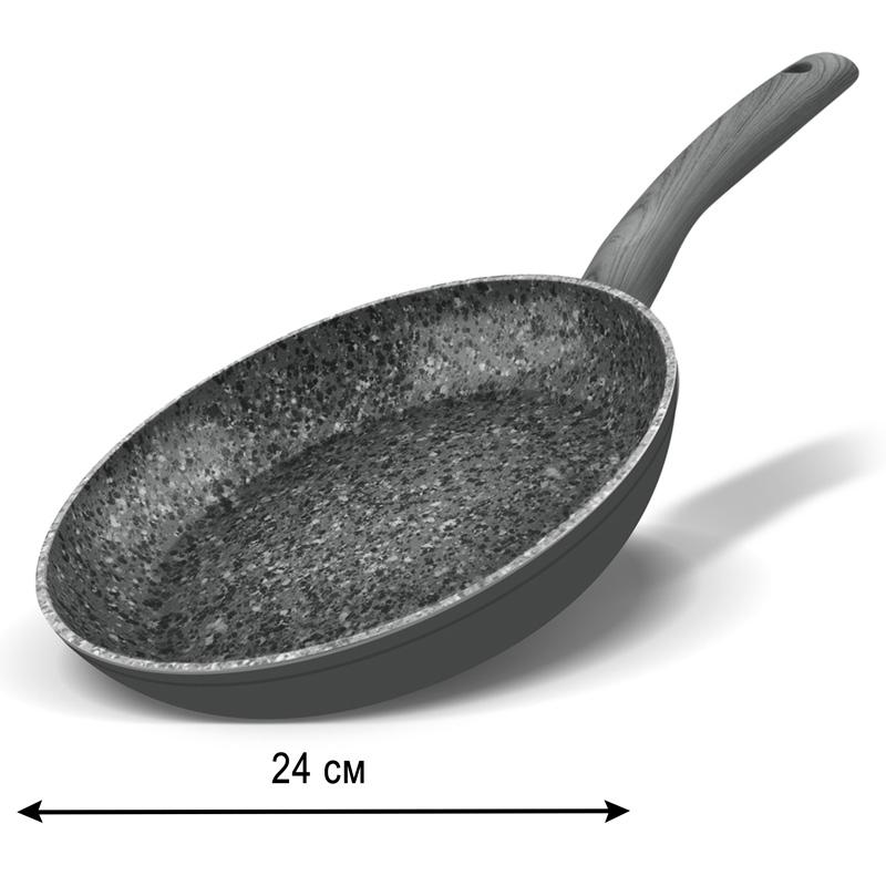 LT 1173 Сковорода из сплава аллюминия Lamart 24см 4,7*24см