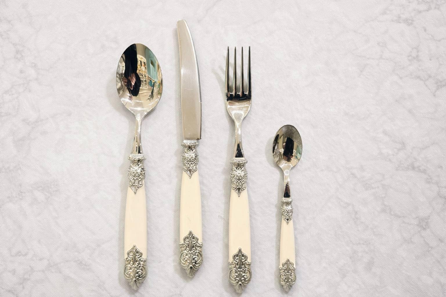 Дд-145 Набор столовых приборов на 12 перс "VERSAILLES SHINE"49 ПР CD49VESS/AV Айвори Domus Design