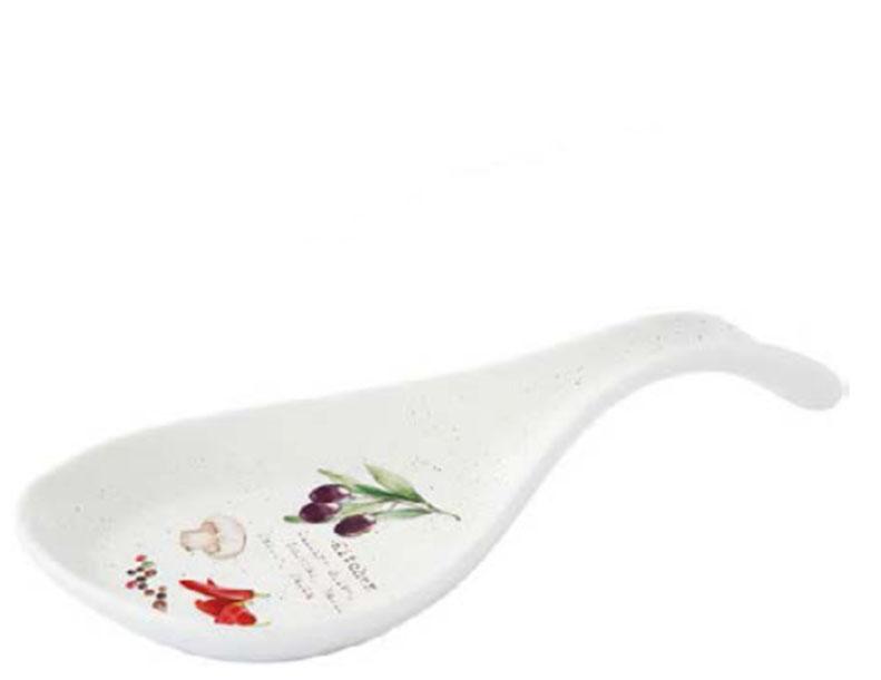 Ил-137629 Ложка подставка фарфоровая в цветной коробке 26*12см "HOME & KITCHEN" 2214 HOMK